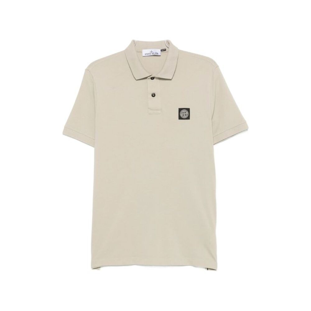 Stone Island Green Polo Shirts Men